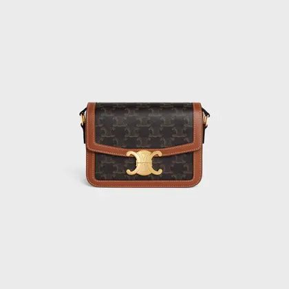 Celine Triomphe canvas shoulder bag