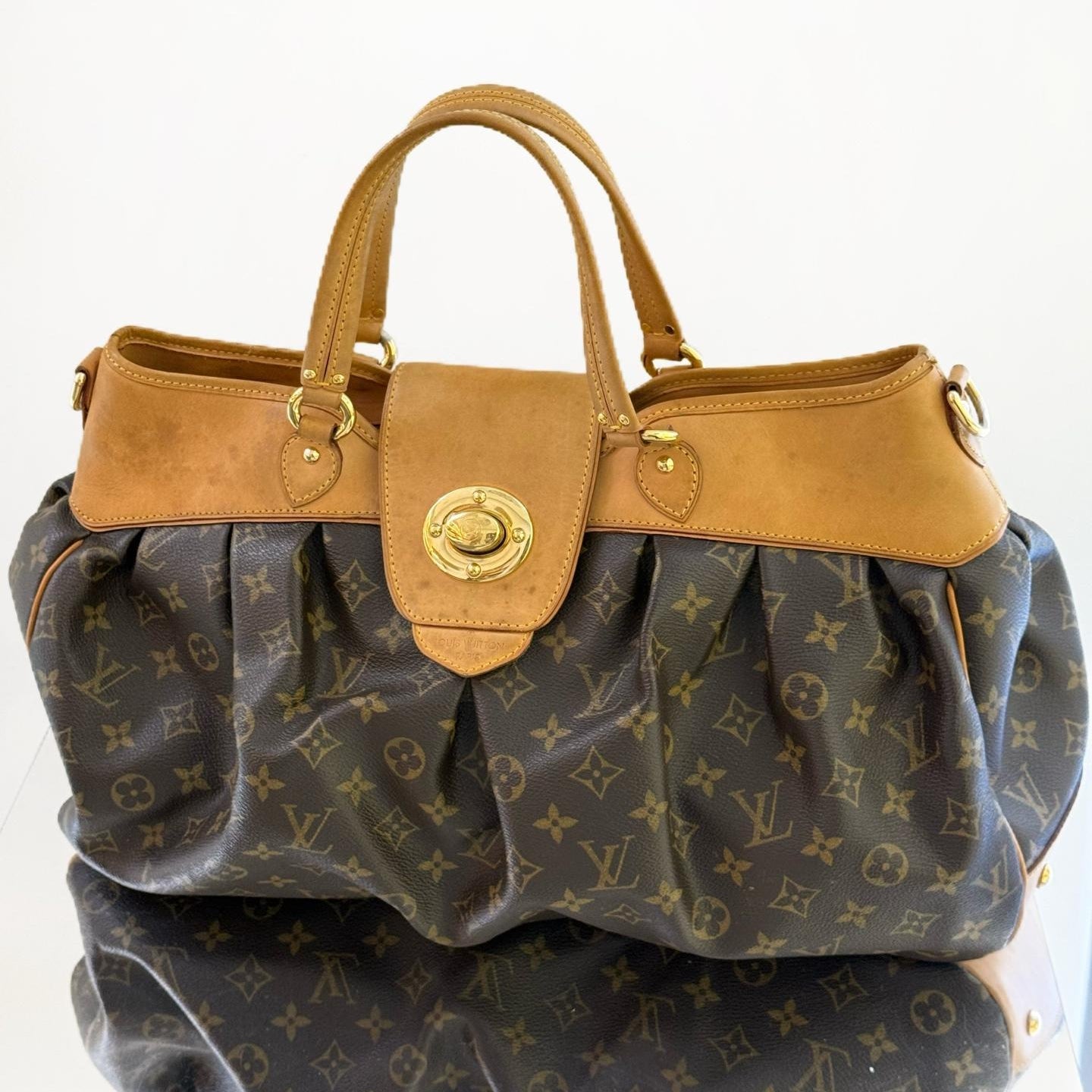 LOUIS VUITTON LV GHW Boetie MM 2 Way Shoulder Bag