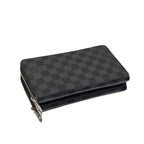 LOUIS VUITTON Zippy Wallet Vertical Damier Graphite Wallet