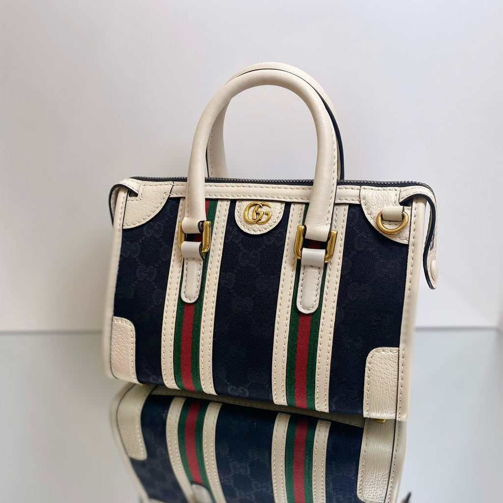 Gucci Ophidia GG Small Top Handle Boston Bag