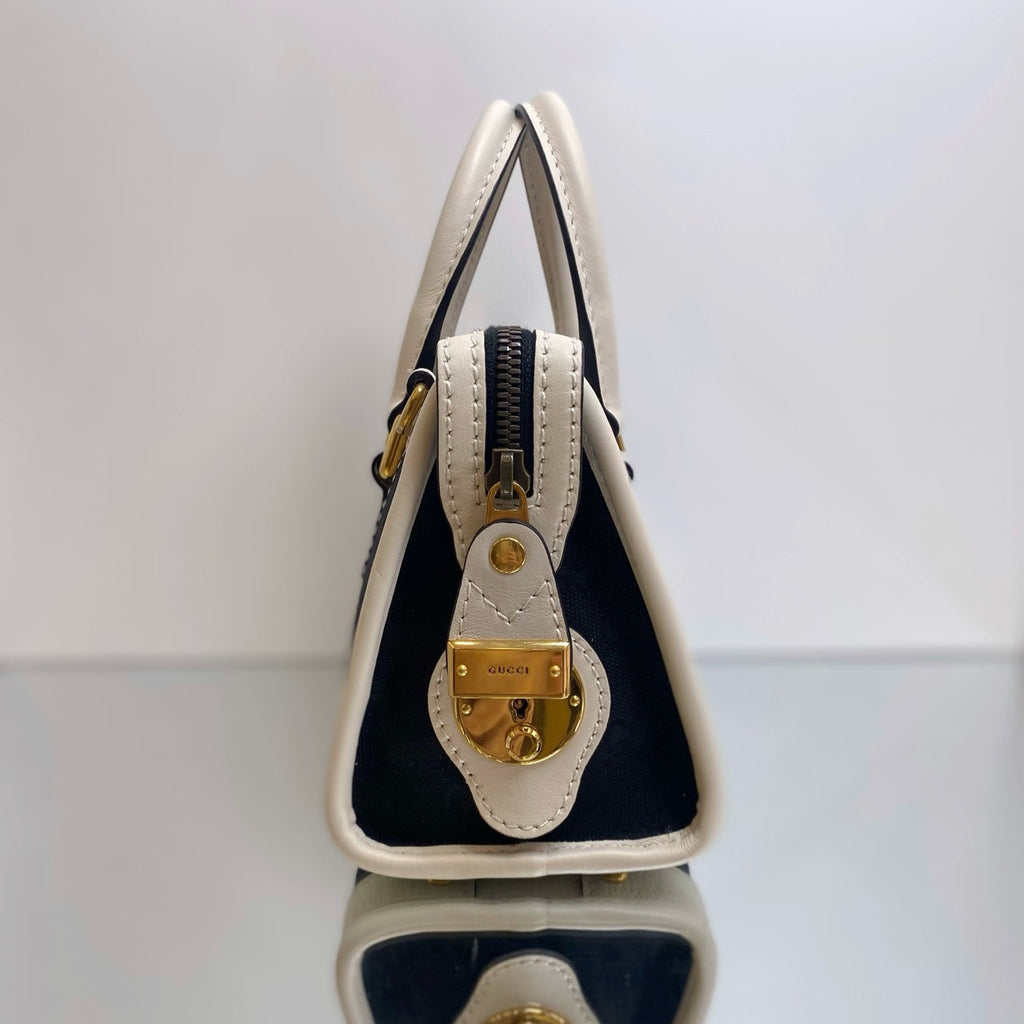 Gucci Ophidia GG Small Top Handle Boston Bag