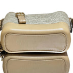 Chanel Gabrielle Hobo Bag - Beige Tweed and Tan Leather with Mixed Hardware