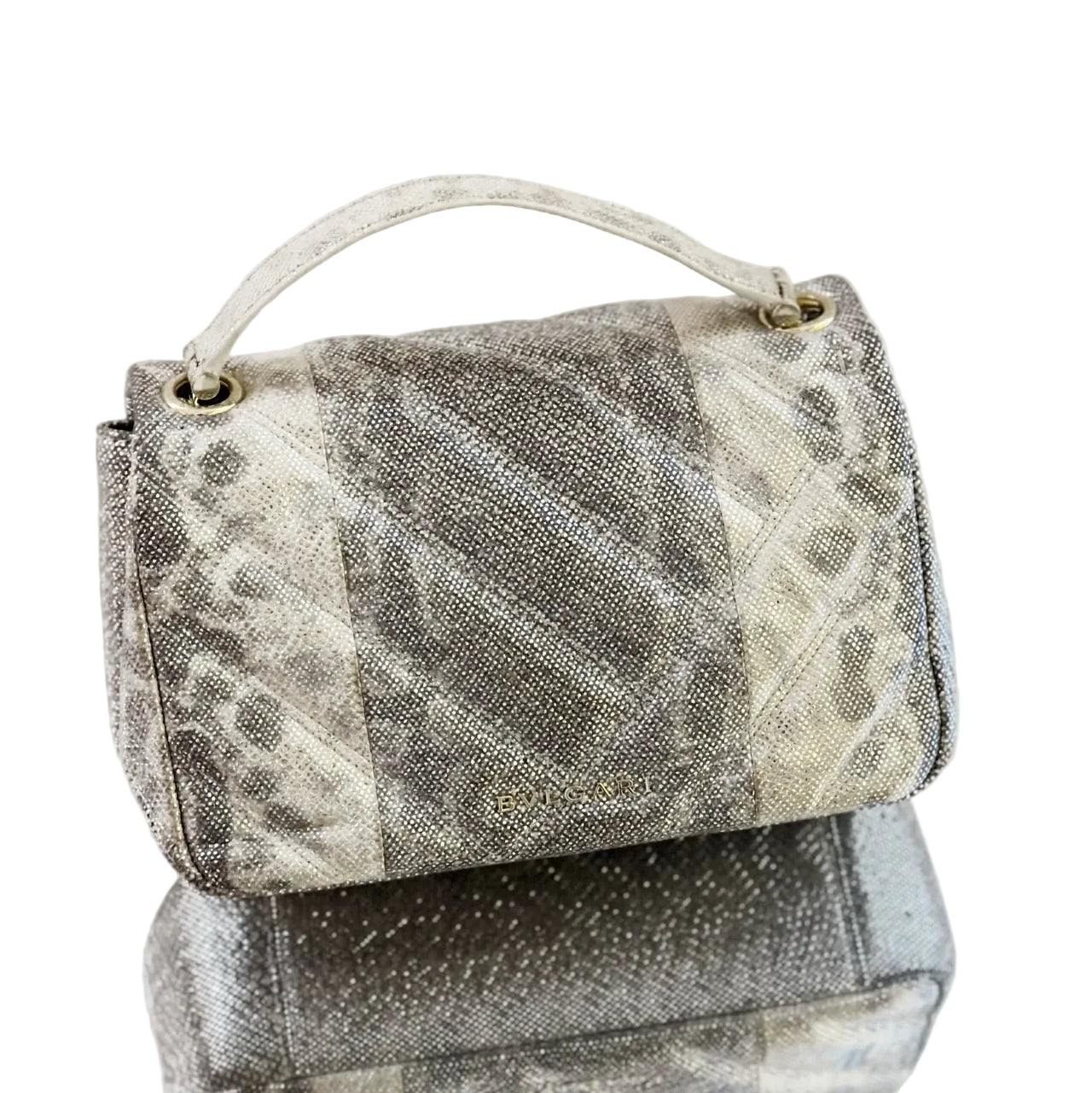 Bvlgari Metallic Serpenti Forever Chain Shoulder Bag