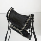 Balenciaga Le Cagole Mini Shoulder Bag in Black Arena Lambskin