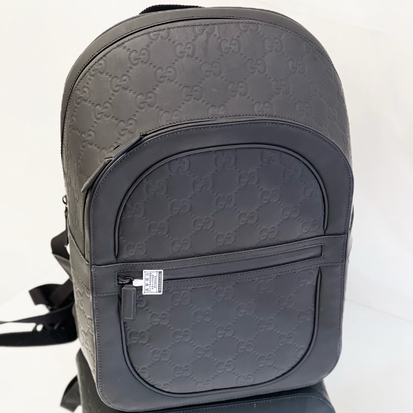 Gucci Signature GG Monogram Leather Backpack