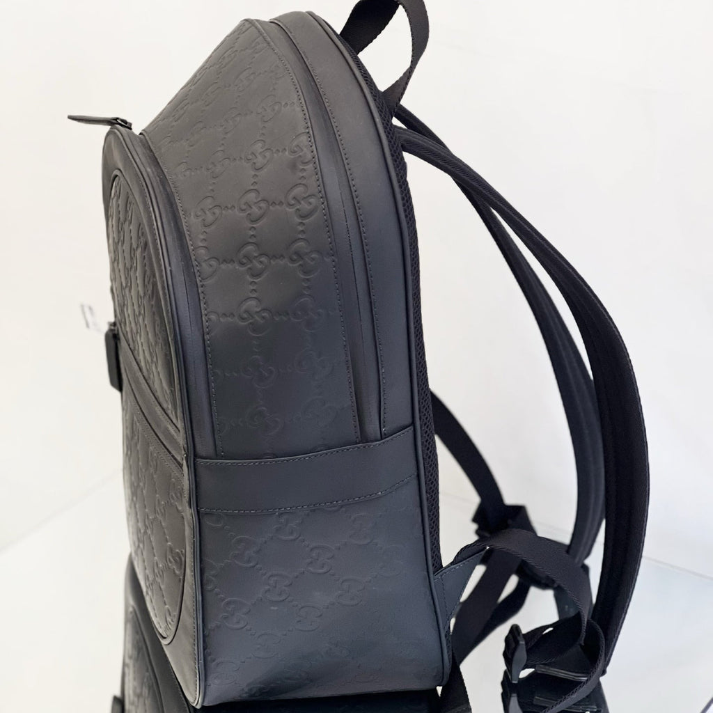 Gucci Signature GG Monogram Leather Backpack