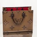 Louis Vuitton OnTheGo MM – Monogram Giant Canvas Tote with Red Interior