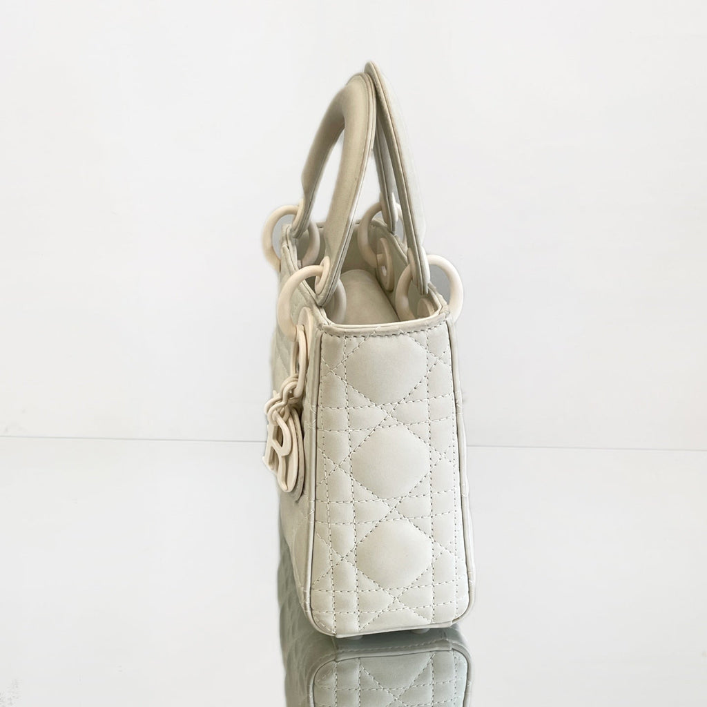 Lady Dior Small My ABCDior Bag Stone Grey Ultra-Matte Calfskin