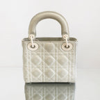 Lady Dior Small My ABCDior Bag Stone Grey Ultra-Matte Calfskin