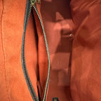 Fendi Kan I Scalloped Shoulder Bag – Black Smooth Leather with Gold-Finish Hardware