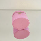 Chanel Quilted Caviar Small Vanity Case with Scrunchie Top Handle - Pink