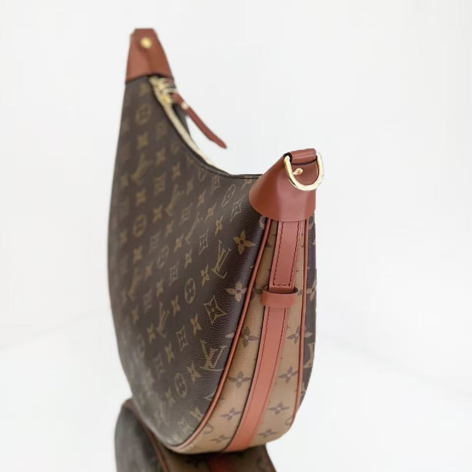 Louis Vuitton Loop Hobo in Monogram Canvas and Monogram Reverse