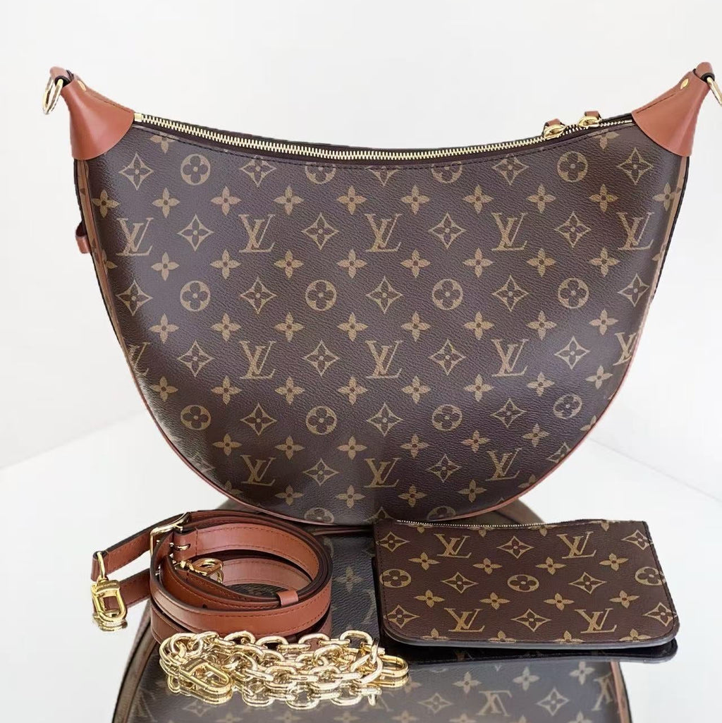 Louis Vuitton Loop Hobo in Monogram Canvas and Monogram Reverse