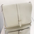 Hermès Steve Light Messenger Bag - Togo/Clemence Leather - Off-White