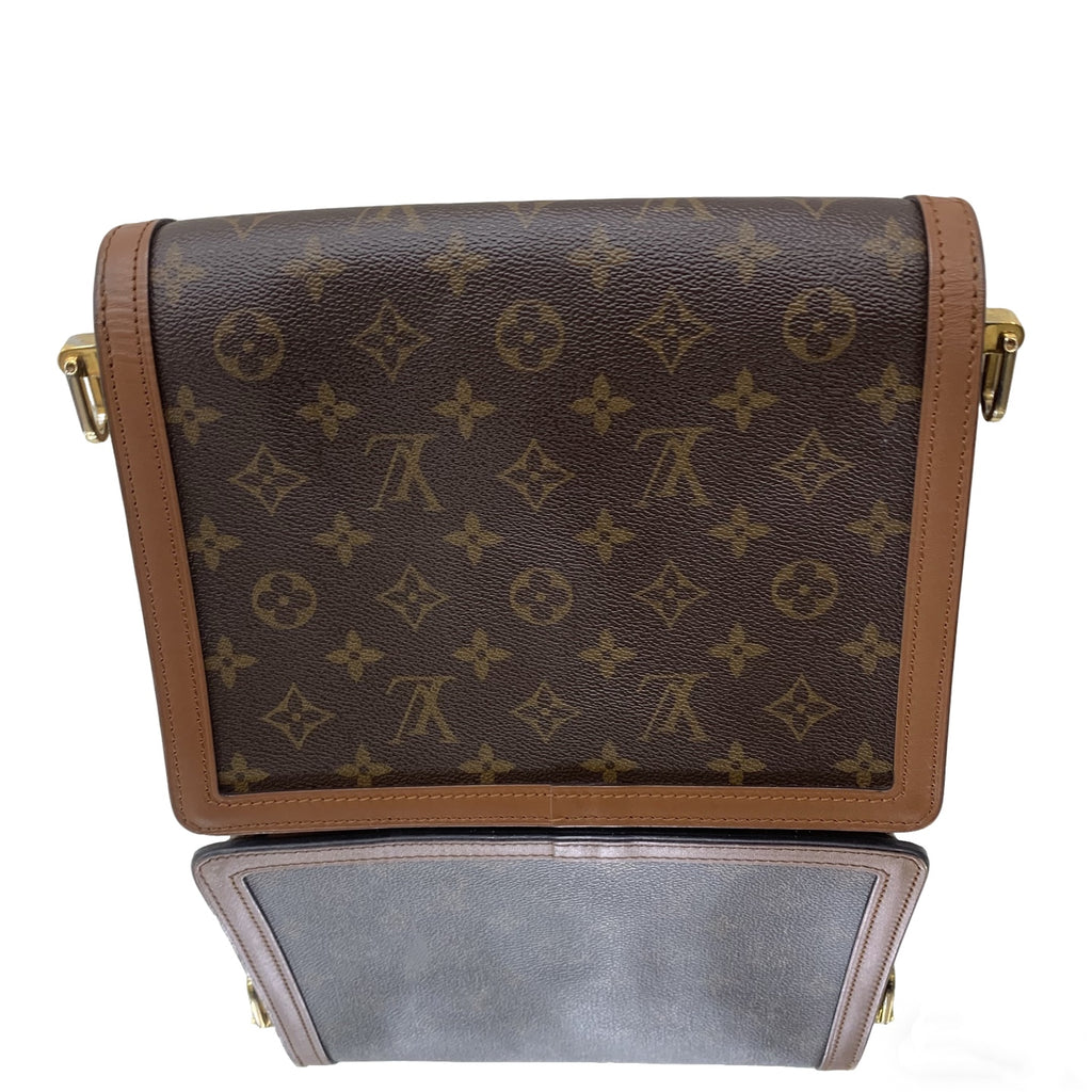 Louis Vuitton Reverse Monogram Dauphine MM Shoulder Bag