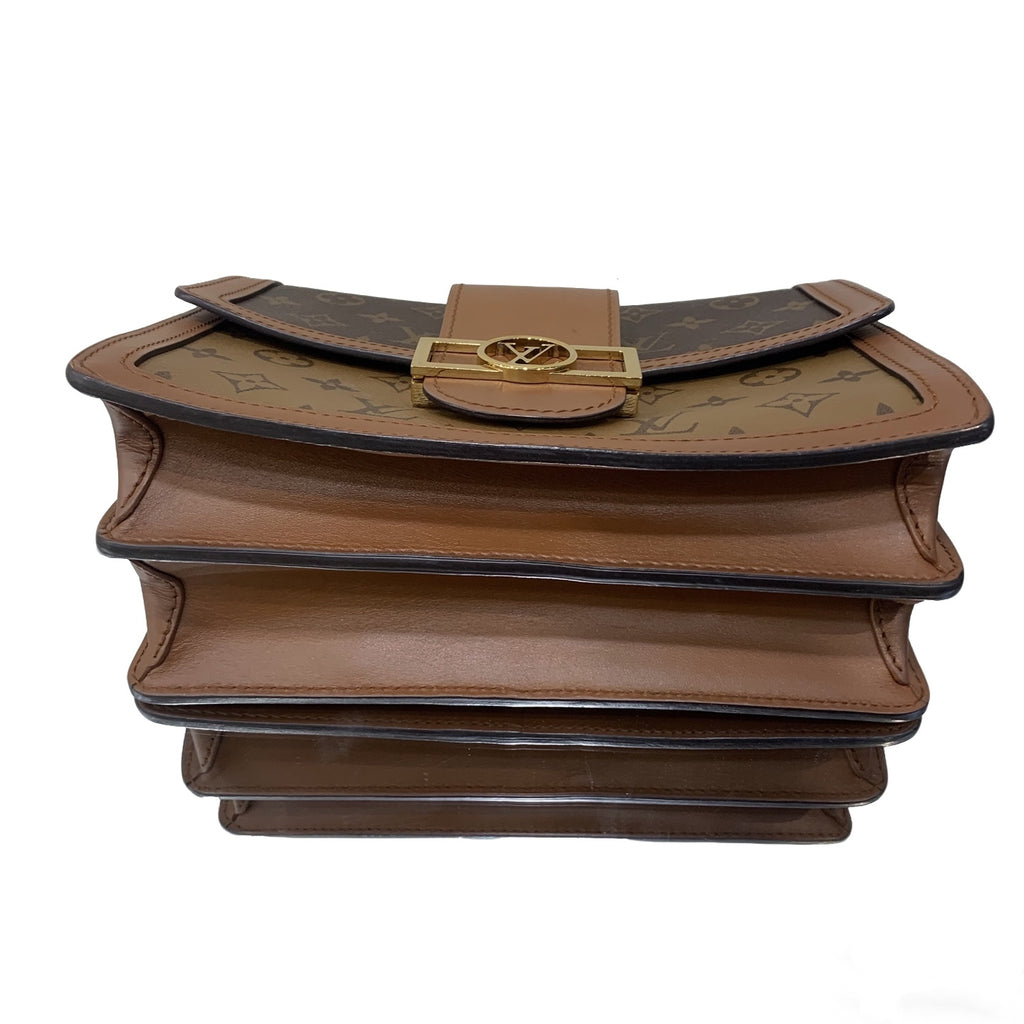 Louis Vuitton Reverse Monogram Dauphine MM Shoulder Bag
