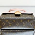 Louis Vuitton Locky BB in Monogram Canvas and Caramel/Pink Calf Leather
