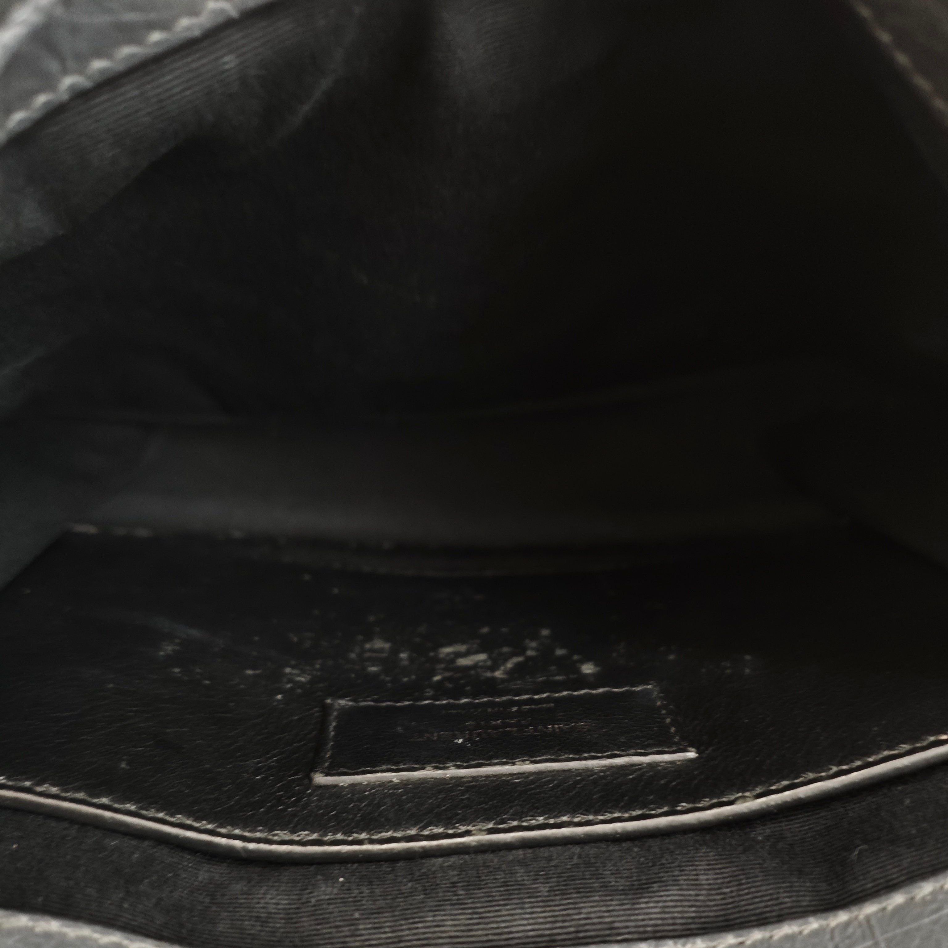 Saint Laurent Niki Medium in Crinkled Vintage Leather with Black Hardware