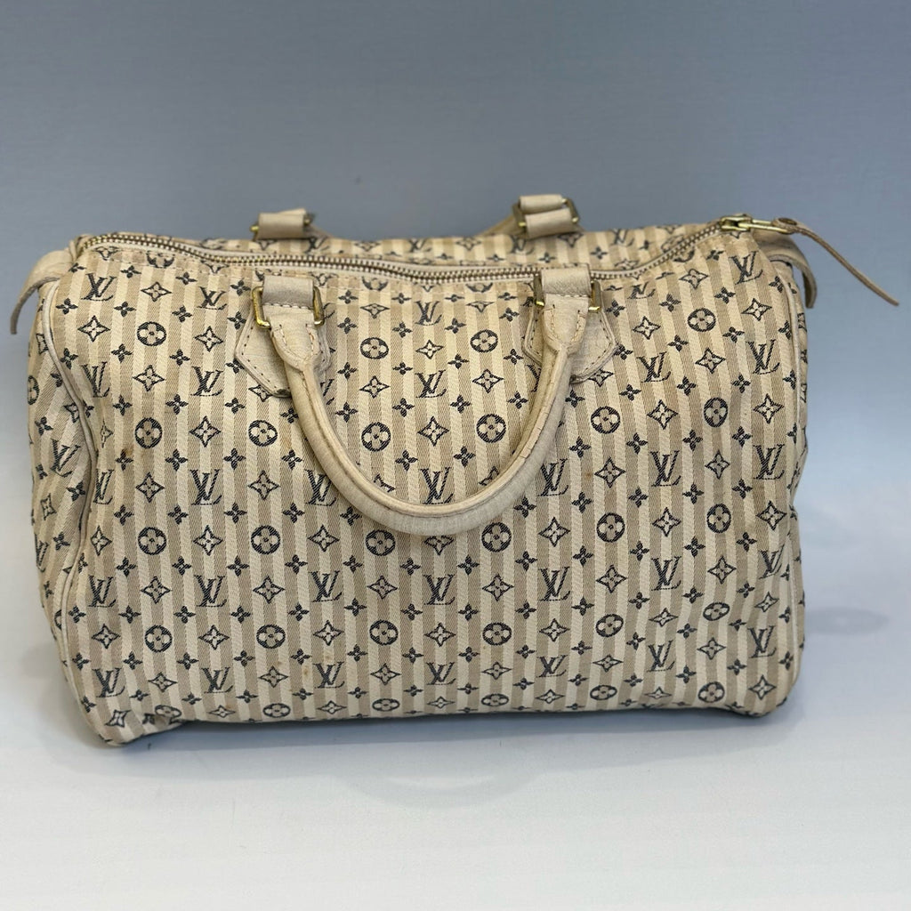 Louis Vuitton Monogram Mini Lin Croisette Speedy 30
