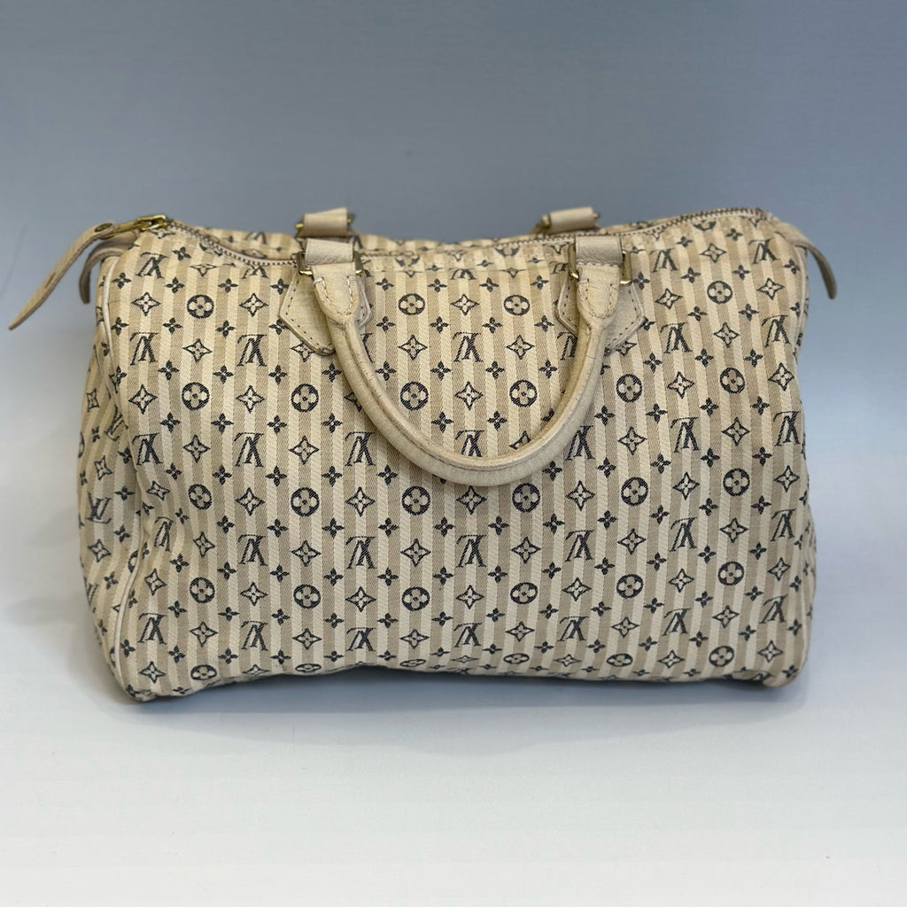 Louis Vuitton Monogram Mini Lin Croisette Speedy 30