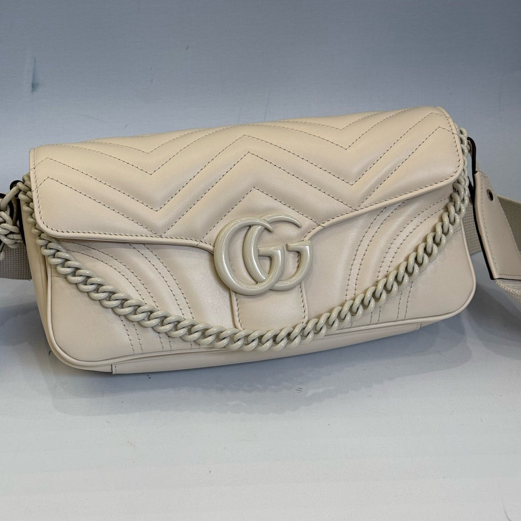 Gucci GG Marmont Matelassé Leather Belt Bag / Shoulder Bag