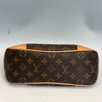 Louis Vuitton Boulogne in Monogram Canvas with Black/Tan Leather Trim and Gold-Tone Chain