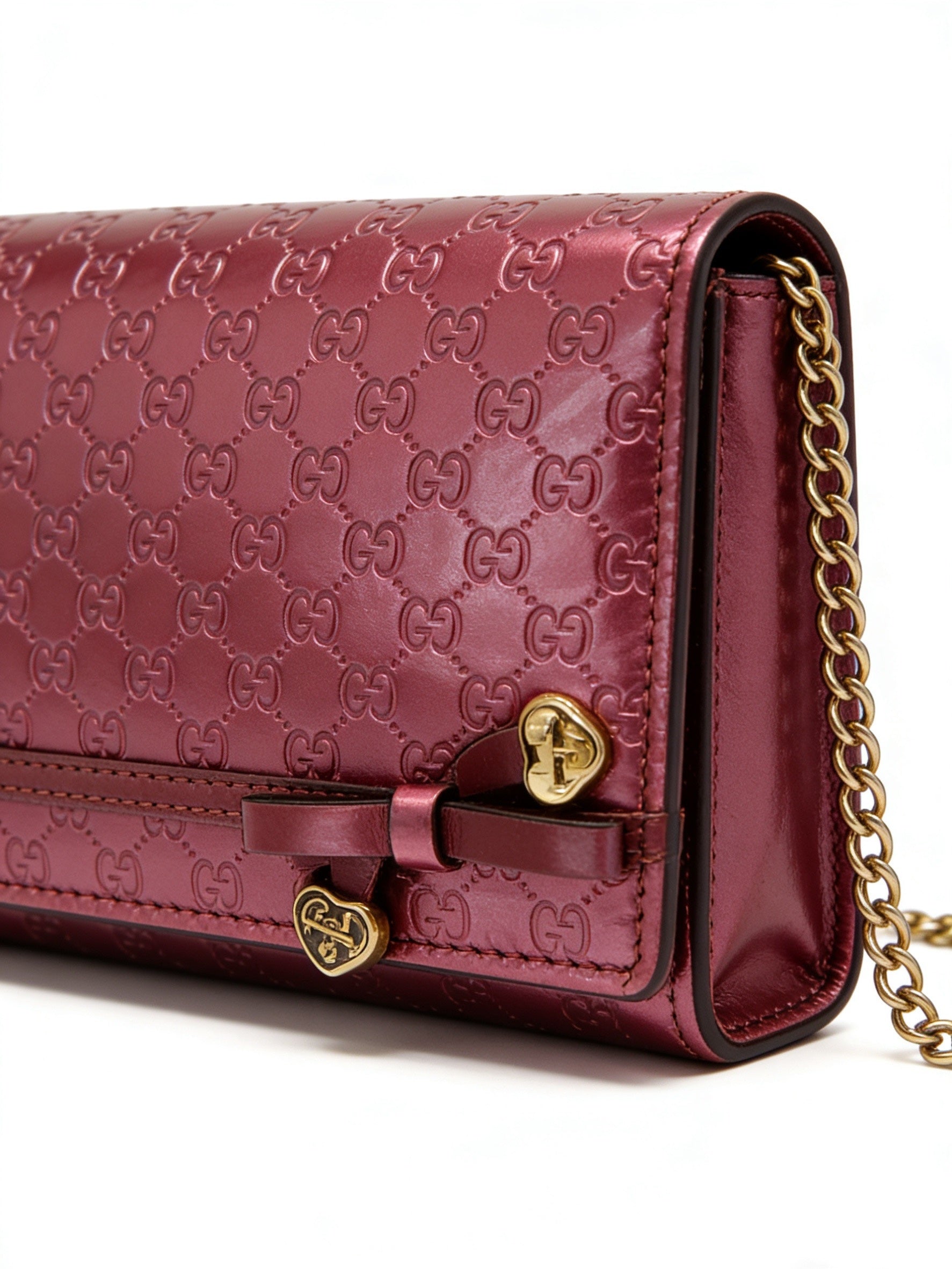Gucci Red 19 cm long × 3.5 cm wide × 10.5 cm high