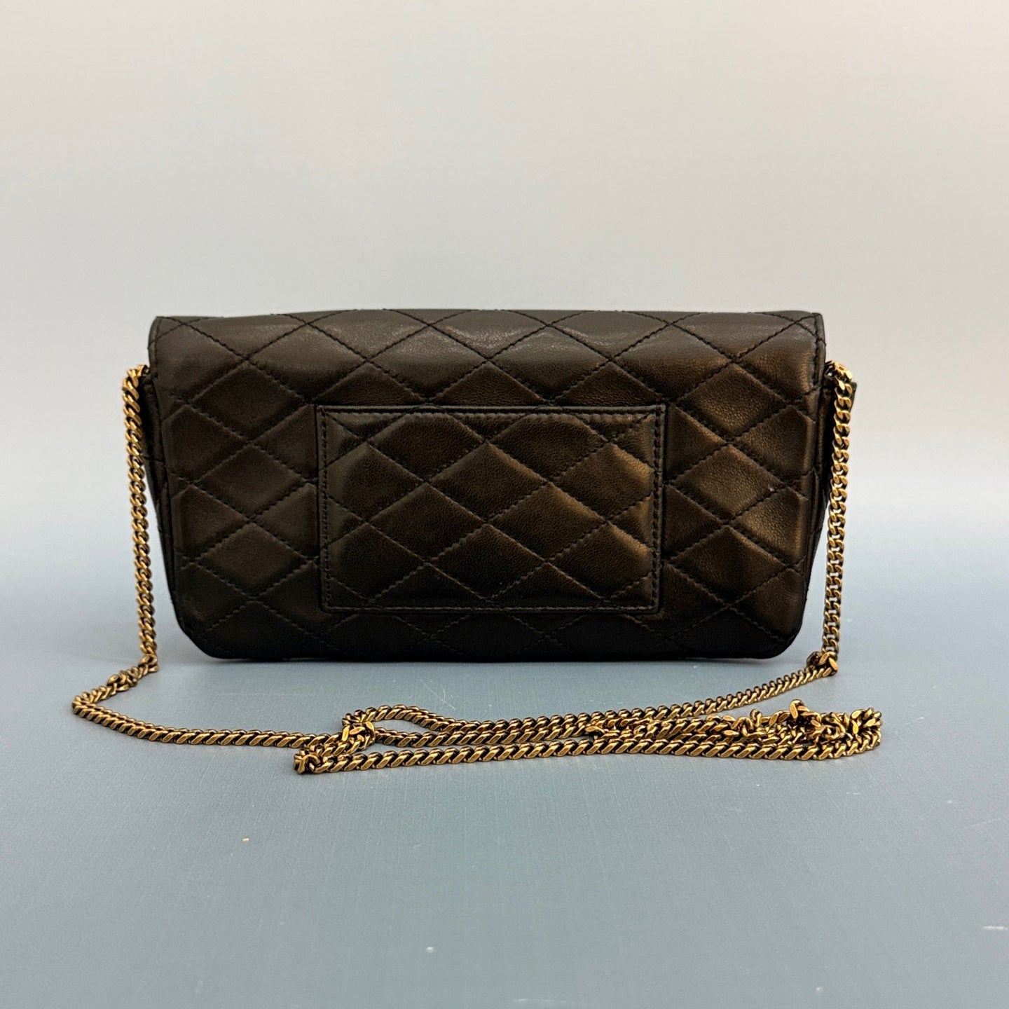 Saint Laurent Sade Pouch in Quilted Lambskin Leather