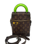 Louis Vuitton Soft Trunk Backpack Monogram - Virgil Abloh FW21 - Neon Green Handle