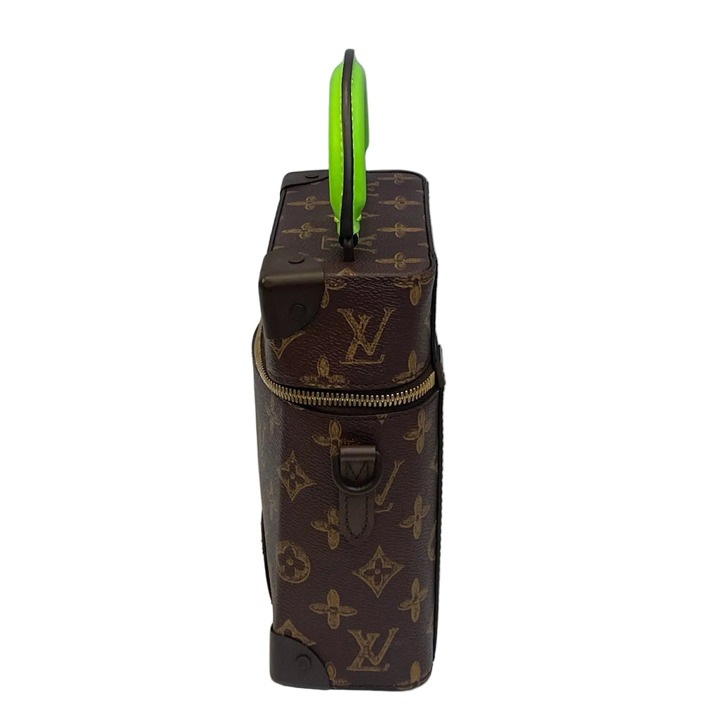 Louis Vuitton Soft Trunk Backpack Monogram - Virgil Abloh FW21 - Neon Green Handle