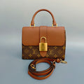 Louis Vuitton Locky BB in Monogram Canvas and Tan Leather