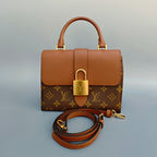 Louis Vuitton Locky BB in Monogram Canvas and Tan Leather