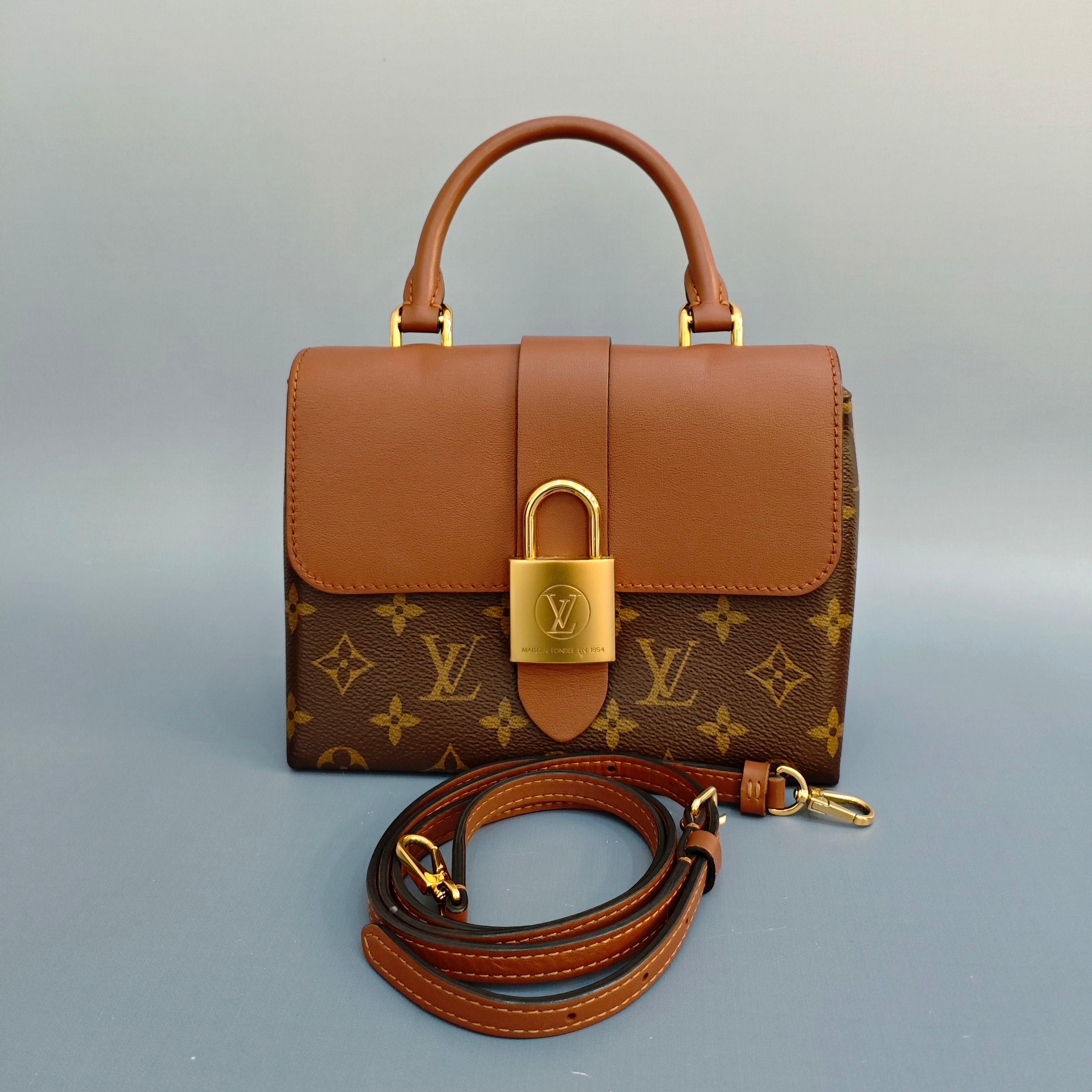 Louis Vuitton Locky BB in Monogram Canvas and Tan Leather