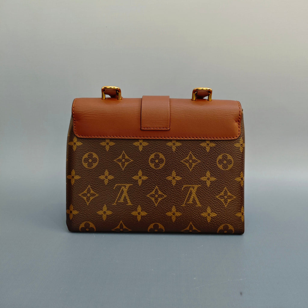 Louis Vuitton Locky BB in Monogram Canvas and Tan Leather
