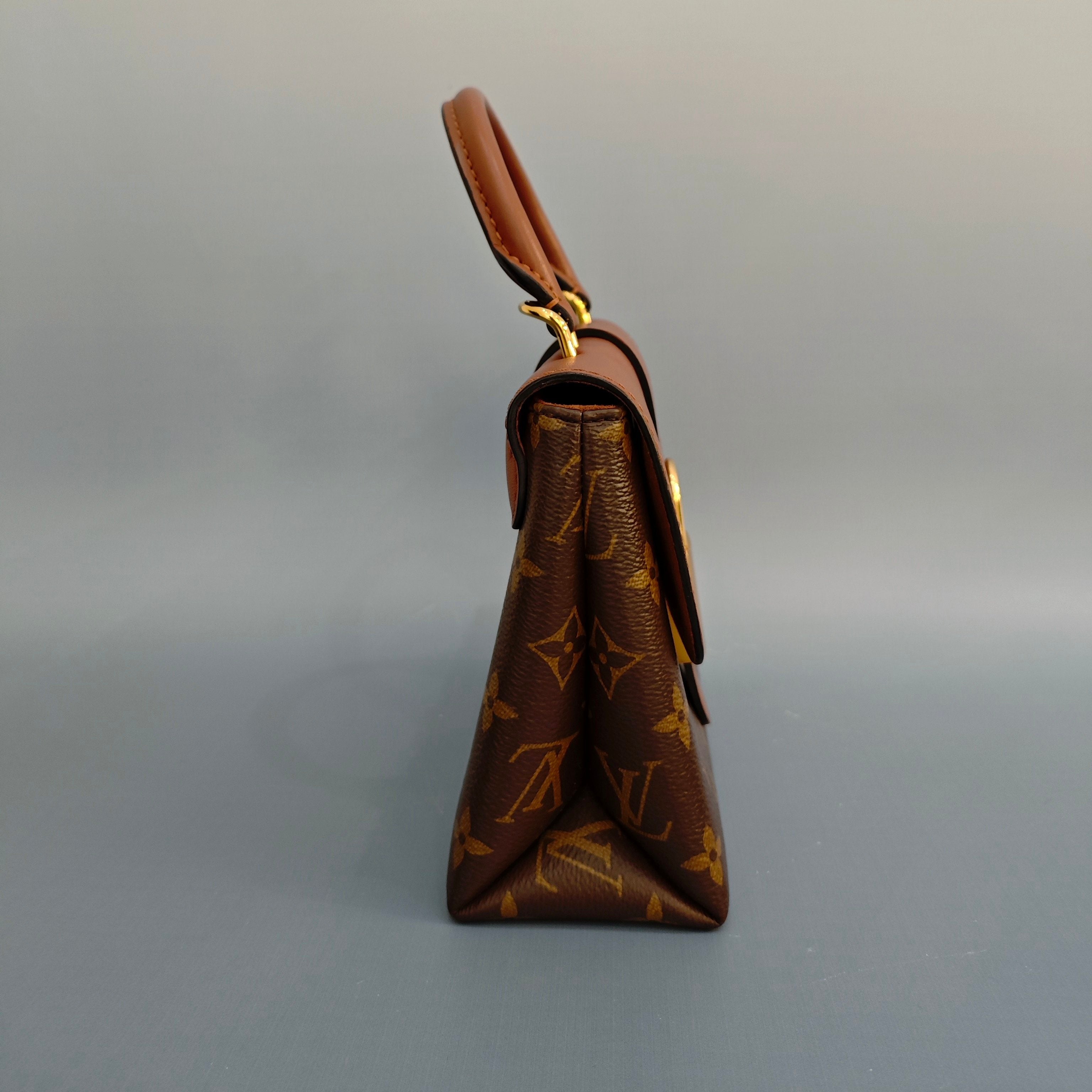 Louis Vuitton Locky BB in Monogram Canvas and Tan Leather