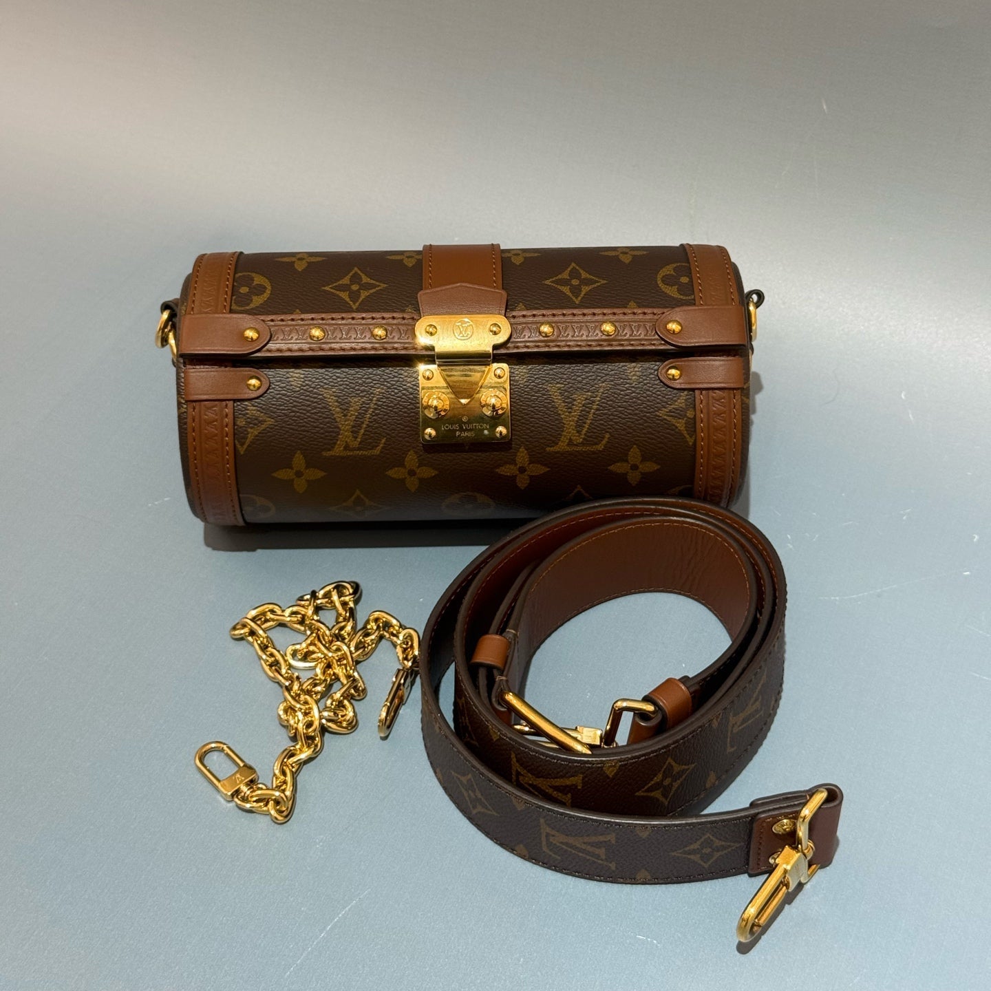 Louis Vuitton Cannes Cylinder Bag in Monogram Canvas with Multi-Strap Options