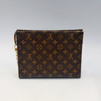 Louis Vuitton Toiletry Pouch On Chain – Iconic Monogram Canvas with Gold-Tone Hardware