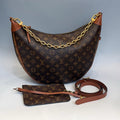 Louis Vuitton Loop GM in Monogram Canvas with Gold-Tone Chain and Removable Pouch