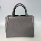 Fendi Petite 2Jours Tote in Grey Elite Calfskin
