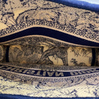 Christian Dior Mini Book Tote – Blue Toile de Jouy Reverse Embroidery