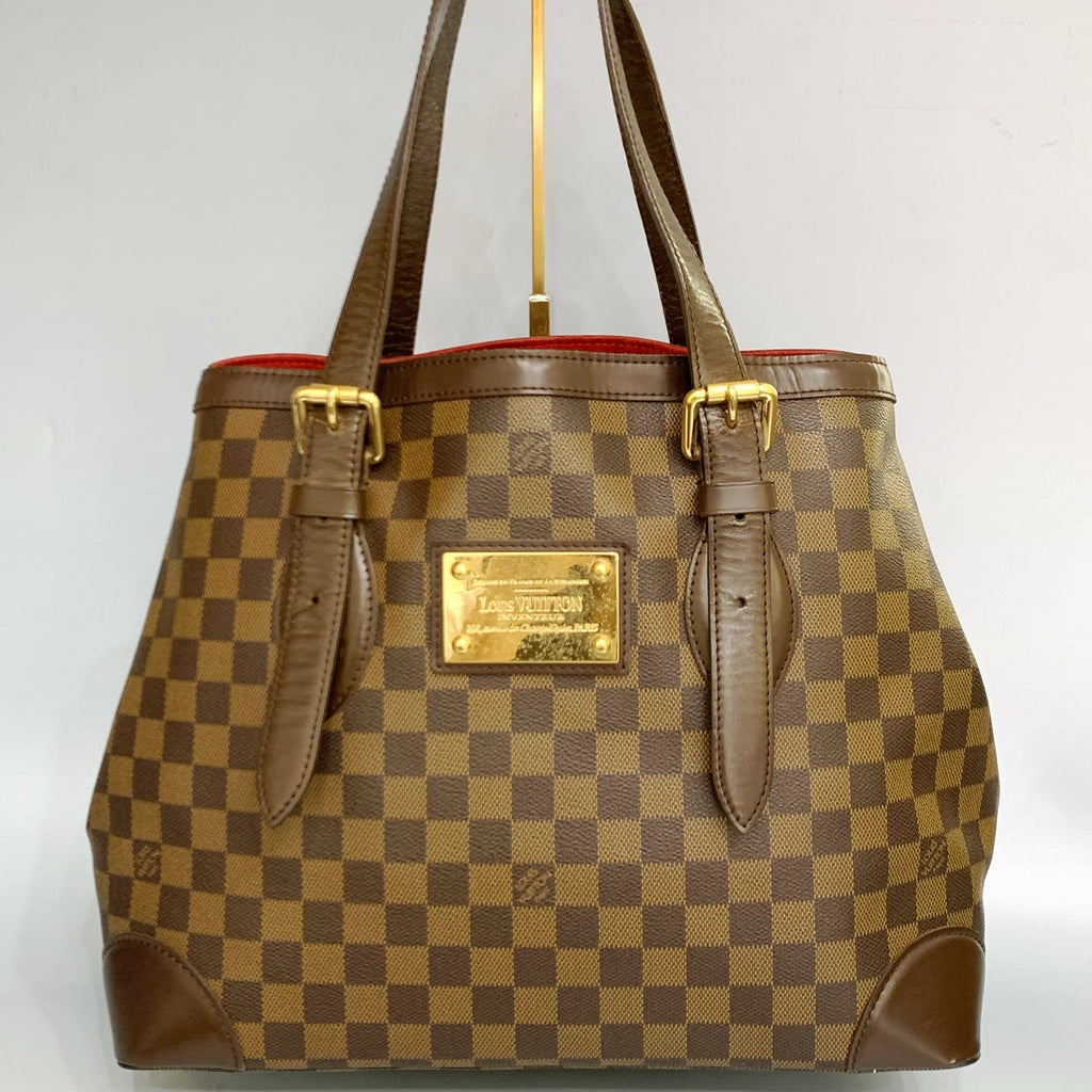Louis Vuitton Hampstead PM – Damier Ebene Canvas with Gold-Tone Inventeur Plaque