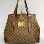 Louis Vuitton Hampstead PM – Damier Ebene Canvas with Gold-Tone Inventeur Plaque