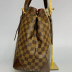 Louis Vuitton Hampstead PM – Damier Ebene Canvas with Gold-Tone Inventeur Plaque