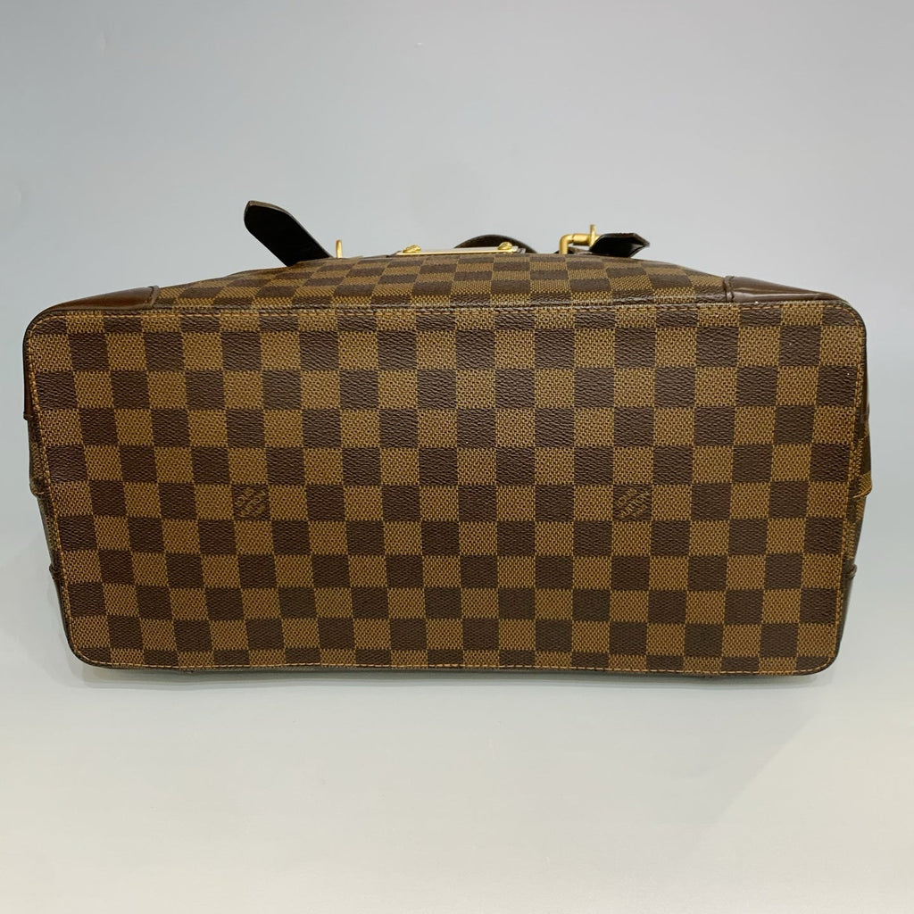 Louis Vuitton Hampstead PM – Damier Ebene Canvas with Gold-Tone Inventeur Plaque