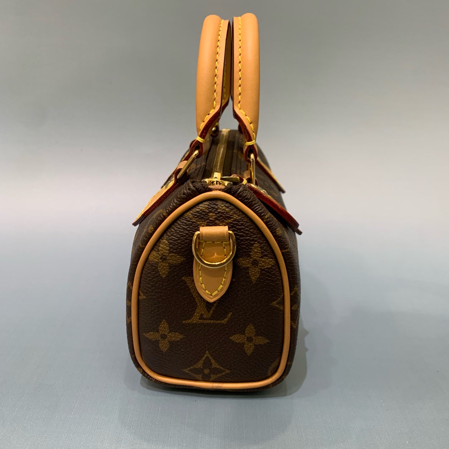 Louis Vuitton Nano Speedy – Monogram Canvas with Natural Vachetta Leather