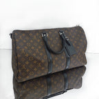 Louis Vuitton Keepall Bandoulière 45 – Monogram Canvas with Black Leather Trim