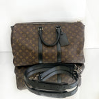 Louis Vuitton Keepall Bandoulière 45 – Monogram Canvas with Black Leather Trim