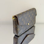Louis Vuitton Félicie Pochette – Monogram Canvas with Fuchsia Interior & Removable Inserts