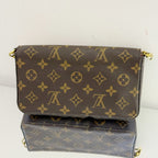 Louis Vuitton Félicie Pochette – Monogram Canvas with Fuchsia Interior & Removable Inserts