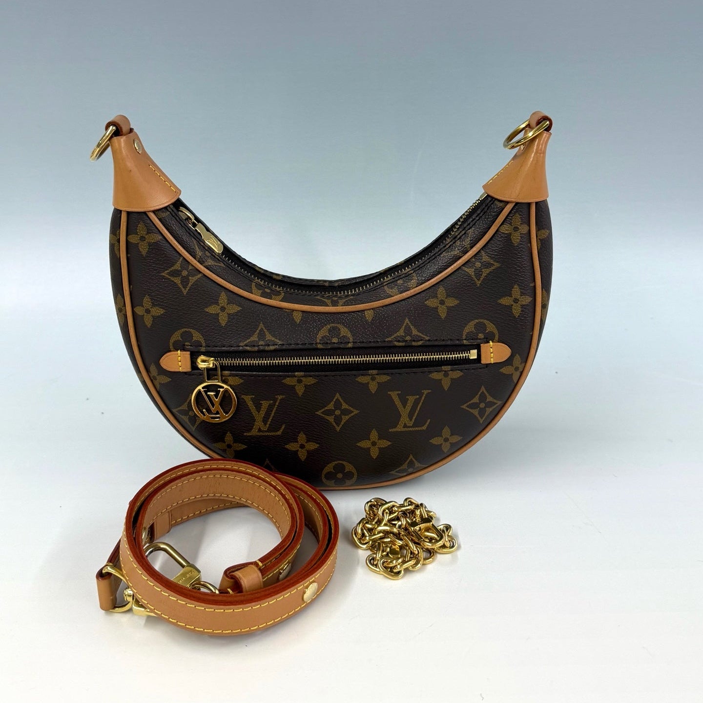 Louis Vuitton Loop Bag – Iconic Monogram Canvas Half-Moon Bag with LV Circle Zip Pull